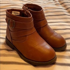 Toddler Girl Camel Boots